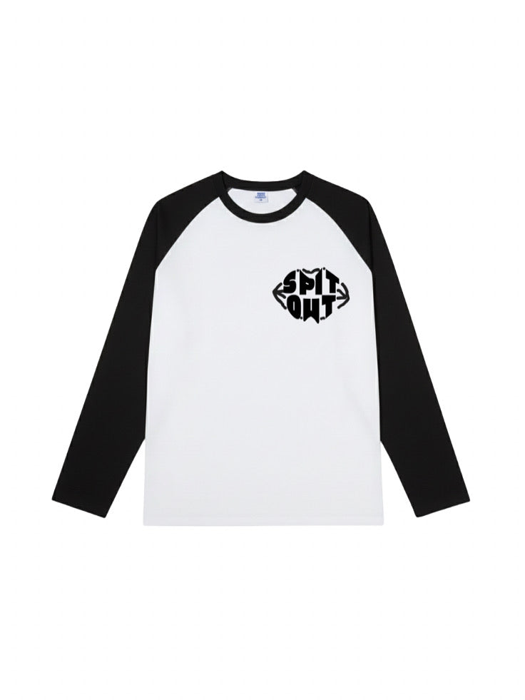 B-W Long Raglan