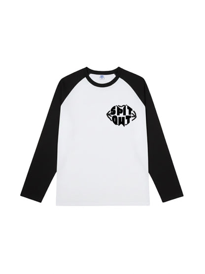 B-W Long Raglan